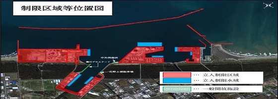 立入制限、海浜地利用、放置等禁止区域